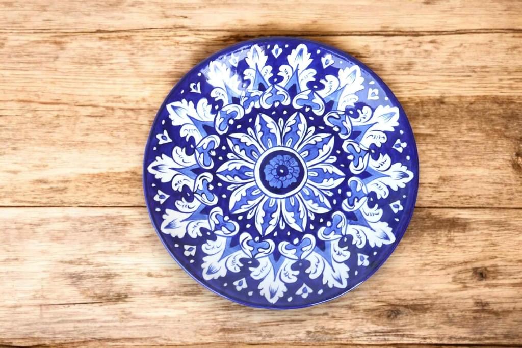 blue pottery square plate (copy)