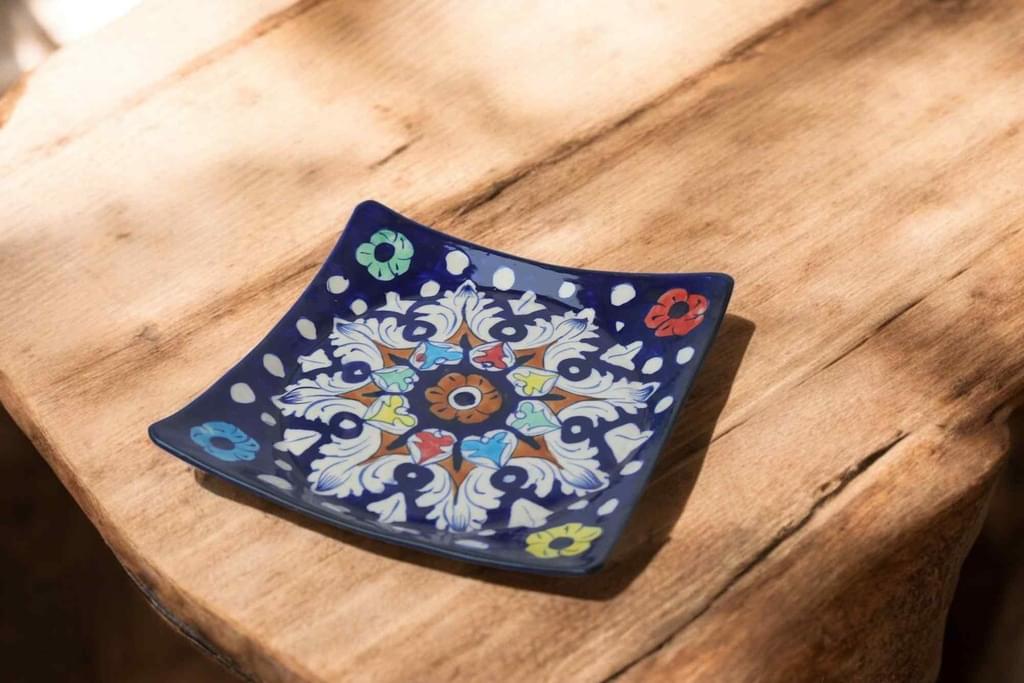 blue pottery tea set (copy)
